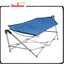 Folding Balcony Swing Chair Camping Hammock with Frame Stand